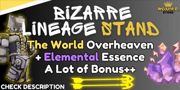 Gambar Product Joki Bizarre Lineage - The World Overheaven + Elemental Essence
