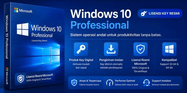 Gambar Product Microsoft Windows 10 Professional - 1 Device Lifetime
