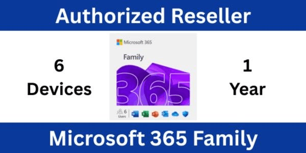 Gambar Product Microsoft 365 Family - 6 Devices 1 Year (1 Owner + 5 Sharing Devices)