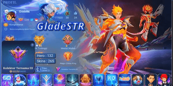 Gambar Product Akun Mobile Legends Mewah Murah