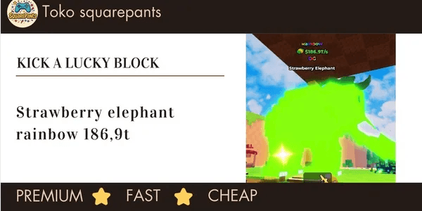 Rainbow Strawberry Elephant OG 186T