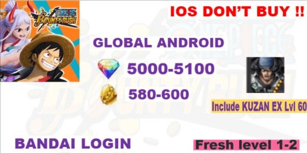 Gambar Product Akun One piece bounty rush Global-8