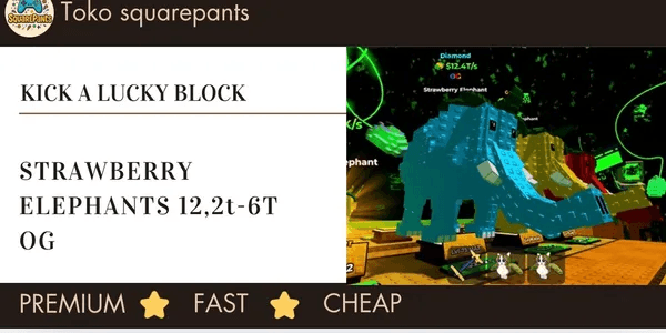 OG Strawberry elephant Random mutation