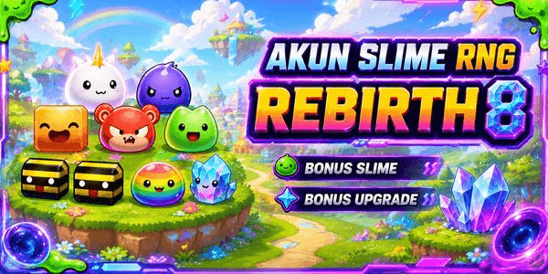 Gambar Product Akun Slime RNG Overpower | Banyak Bonus | Roblox