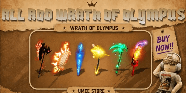 All rod Wrath Of Olympus - Fisch