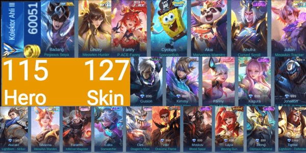 Gambar Product Cheap Mobile Legends GG Account Promo (#38)