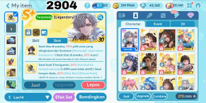 2904 - ACCOUNT GET RICH STARTER COSTUME LEGENDARY JIYONG WITH DIAMOND ANDROID 43K. LEGENDARY CARINE. LEGENDARY CHAEMIN. LEGENDARY DOYEON