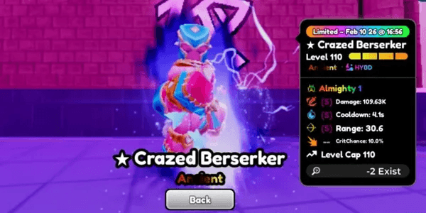 Crazed Berseker Almighty