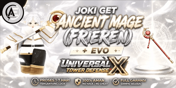 Joki Get Ancient Mage (Frieren) + Evo || Universal Tower Defense X (UTDX) ||