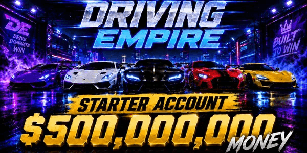 Akun Driving Empire Money 500M+