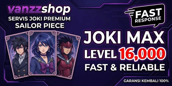 [BONUS ITEM] Joki Max Level 16,000 Sailor Piece
