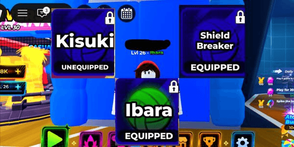 Gambar Product Secret style IBARA + KISUKI + SHIELD BREAKER - VOLLEYBALL LEGENDS