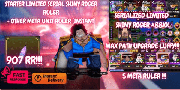 Gambar Product STARTER LIMITED SERIAL SHINY ROGER RULER + OTHER META UNIT RULER [INSTANT]
