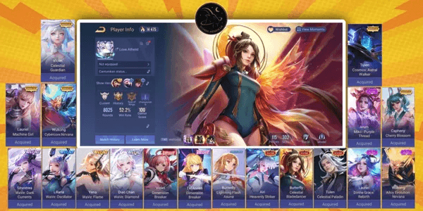 AOV Sultan GG Account {Hero 115 Skin 302} Luxury Skin