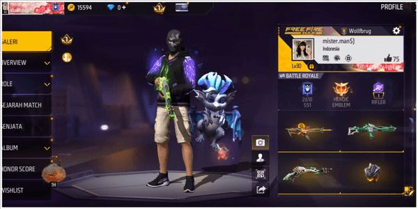 Gambar Product Sultan account sg2 lobby with warranty #20