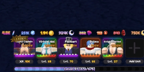 Joyful Captain Mid Relic Build -- 250K+ Gems -- 4000+ RR -- Level 50 -- 1M Coins -- Universal Tower Defense X Starter Account