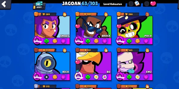 Account Brawl Stars High Trophy Spek Gagah