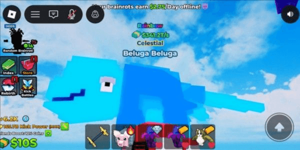Gambar Product RAINBOW BELUGA 341T/S | Kick a Lucky Block