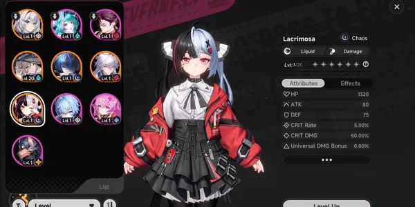 NTE | Starter Lacrimosa, Jiuyuan, Daffodill & Baicang [Sea]