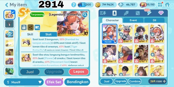 ACCOUNT LETS GET RICH STARTER COSTUME LEGENDARY BUTTERFLY QUEEN IRIS WITH DIAMOND ANDROID 40K+
