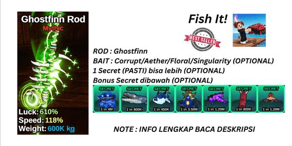 Gambar Product Akun Ghostfinn Rod