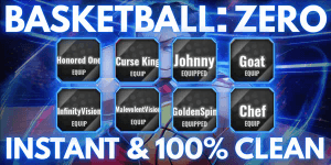Account 8 Limited | Honored One, Curse King, Johnny, Goat (Style) + InfinityVision, MalevolentVision, GoldenSpin, Chef (Zone)
