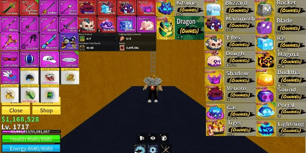 Gambar Product Akun Blox Fruits Perm Dragon