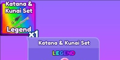 Gambar Product katana & kunai set - Baddies