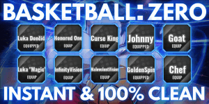 Account 10 Limited | Luka, Honored One, Curse King, Johnny, Goat (Styles) + Luka, InfinityVision, MalevolentVision, GoldenSpin, Chef (Zones)