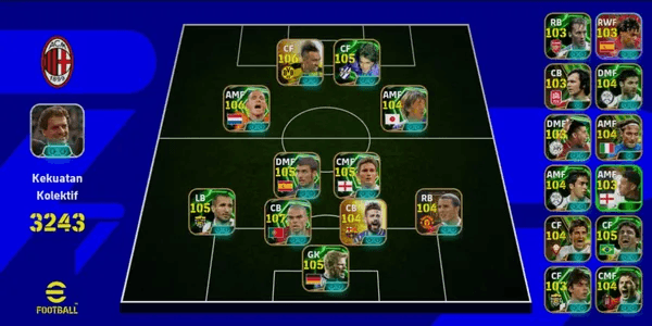 Collective 3243+ Aubameyang x Batistuta x Sneijder x Lampard x Gerrard x Rijkaard x Villa x Bebeto x 6 Manager Booster Capello On