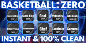 Account 10 Limited | Honored One, Curse King, Goat, Valentine, Luka (Styles) + InfinityVision, MalevolentVision, Chef, LoveTrain, Samurai (Zones)