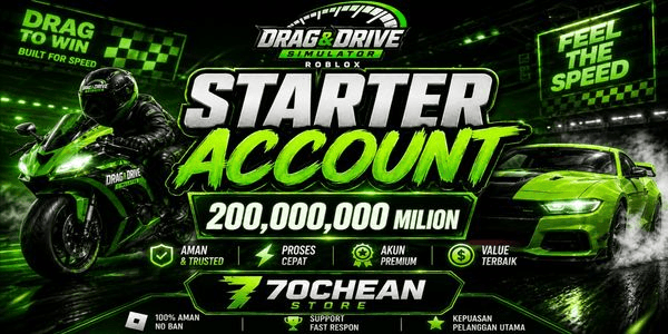 Gambar Product starter account 200m and limited motorbike reward if lucky