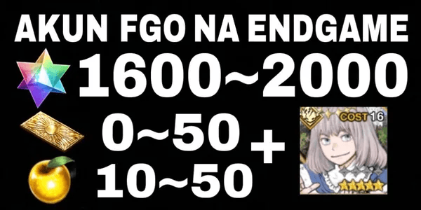 SQ FGO NA ENDGAME ACCOUNT READY GACHA + FREE SSR