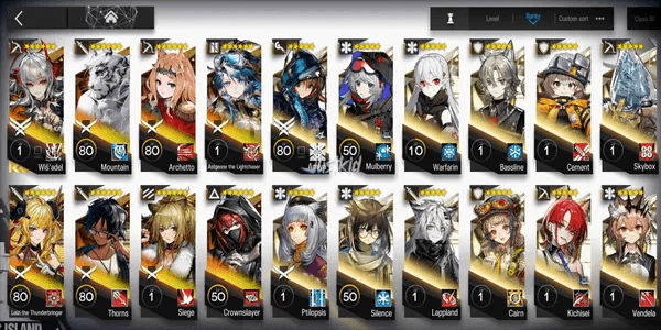 ARKNIGHTS GLOBAL STARTER MID 8*6, LIMITED WISADEL, LEIZI ALTER, MOUNTAIN, THORN, SIEGE, ARCHETTO, ASTGENE ALTER, CROWNSLAYER