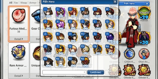 Permanent Lost Saga Orign Hero Account Lots of Cheap and Cheerful