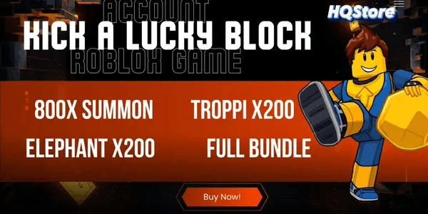 Pack 800x | Summon Bundle | Elephant + Troppi + Agarrini + Chicleteira - Kick a Lucky Block