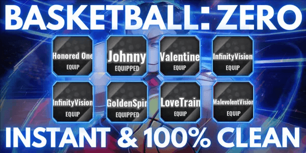 Account 8 Limited | Honored One, Johnny, Valentine (Styles) + InfinityVision, MalevolentVision, LoveTrain, Luka, GoldenSpin (Zones)
