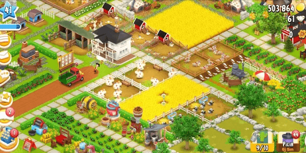 Farm Hay Day Level 41 Full Beautiful Decoration