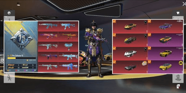 Gambar Product AKUN SULTAN, LANGKA & MURAH丨X-SUIT PHARAOH LV.6 & IGNIS LV.4丨6 SPORTCAR丨58 WEAPON LAB丨LOBBY SHOWROOM