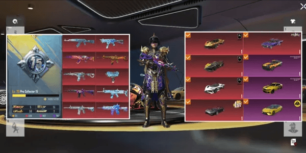SULTAN ACCOUNT, RARE & CHEAP丨X-SUIT PHARAOH LV.6 & IGNIS LV.4丨6 SPORTSCARS丨58 WEAPON LABS丨LOBBY SHOWROOM