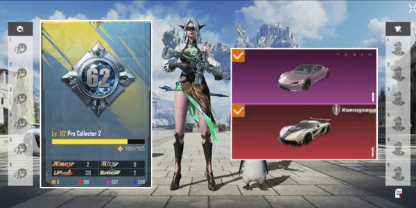 Gambar Product AKUN SULTAN MURAH丨30 WEAPON LAB丨SPORTCAR TESLA & KOENIGSEGG丨CONQUEROR 3×丨M4 GLACIER LV.5