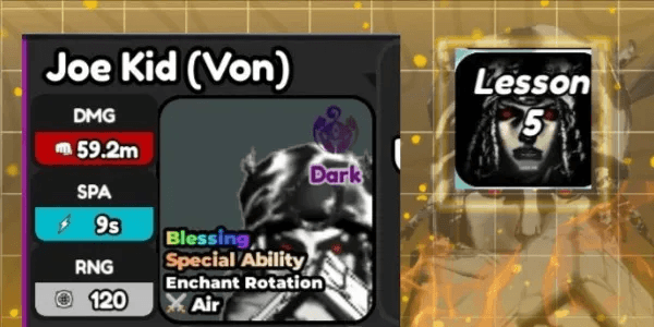 Joe kid (VON) | OP UNIT FOR RAID/STORY/INFINITE