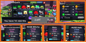 Slime RNG Rebirth Account (As per Image) #1