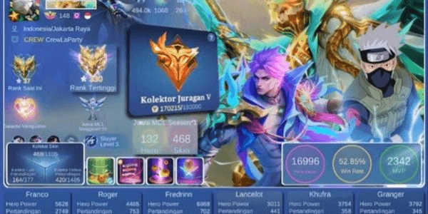 Gambar Product ML SUPER GG | MAX EMBLEM | HERO/ RAME SKIN