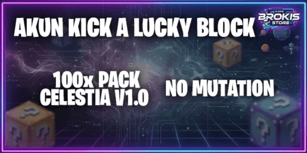 Kick a Lucky Block Account Pack 100x Celestia V1.0 No Mutation