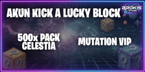 Kick a Lucky Block Account Pack 500x Celestia Mutation VIP