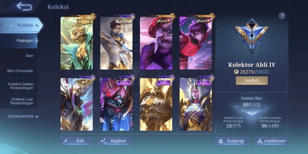 Cheap & Safe GG Spec Mobile Legends Account