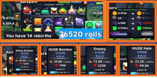 Gambar Product Slime RNG Rebirth Account (As Shown in Picture) #28