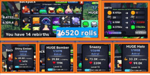 Slime RNG Rebirth Account (As Shown in Picture) #28