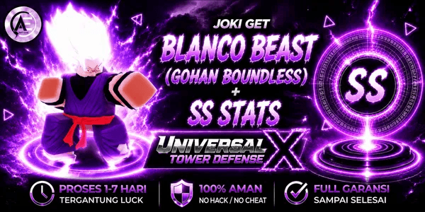 Joki Get Blanco Beast (Gohan Boundless) + SS Stats || Universal Tower Defense X (UTDX) ||